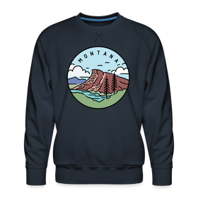 Premium Montana Sweatshirt - Men's Sweatshirt - navy