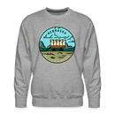 Premium Nebraska Sweatshirt - Men's Sweatshirt - heather grey