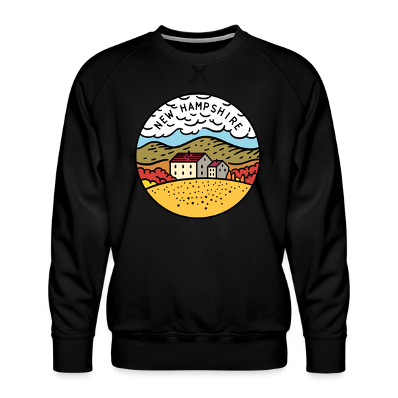 Premium New Hampshire Sweatshirt - Men's Sweatshirt - black