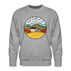 Premium New Hampshire Sweatshirt - Men's Sweatshirt - heather grey