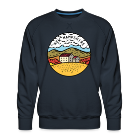 Premium New Hampshire Sweatshirt - Men's Sweatshirt - navy