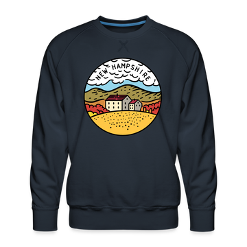 Premium New Hampshire Sweatshirt - Men's Sweatshirt - navy