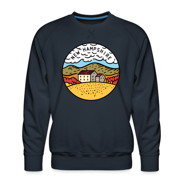 Premium New Hampshire Sweatshirt - Men's Sweatshirt - navy