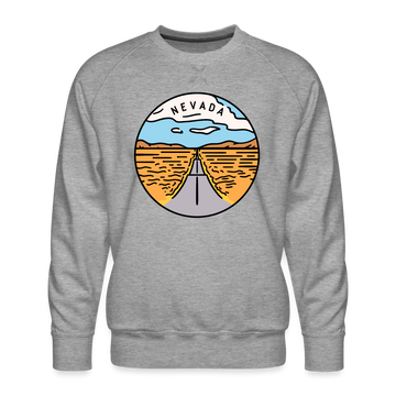 Premium Nevada Sweatshirt - Men's Sweatshirt - heather grey