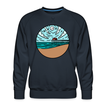 Premium New Jersey Sweatshirt - Men's Sweatshirt - navy