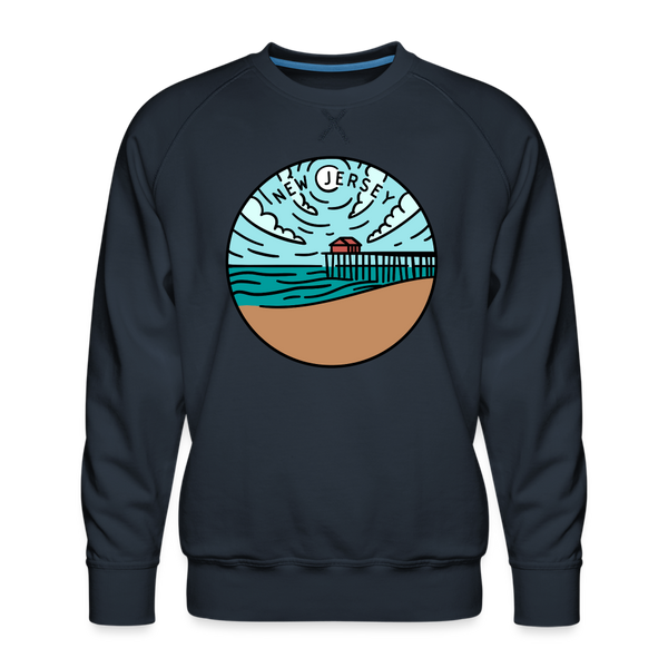 Premium New Jersey Sweatshirt - Men's Sweatshirt - navy