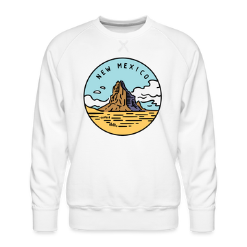 Premium New Mexico Sweatshirt - Men's Sweatshirt - white