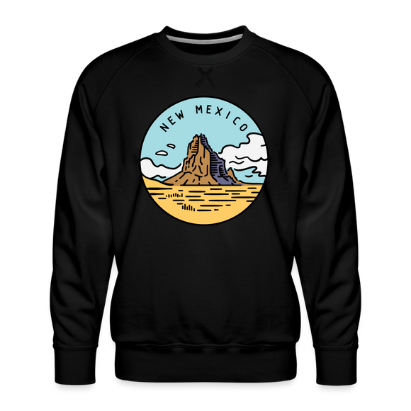 Premium New Mexico Sweatshirt - Men's Sweatshirt - black