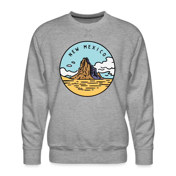 Premium New Mexico Sweatshirt - Men's Sweatshirt - heather grey