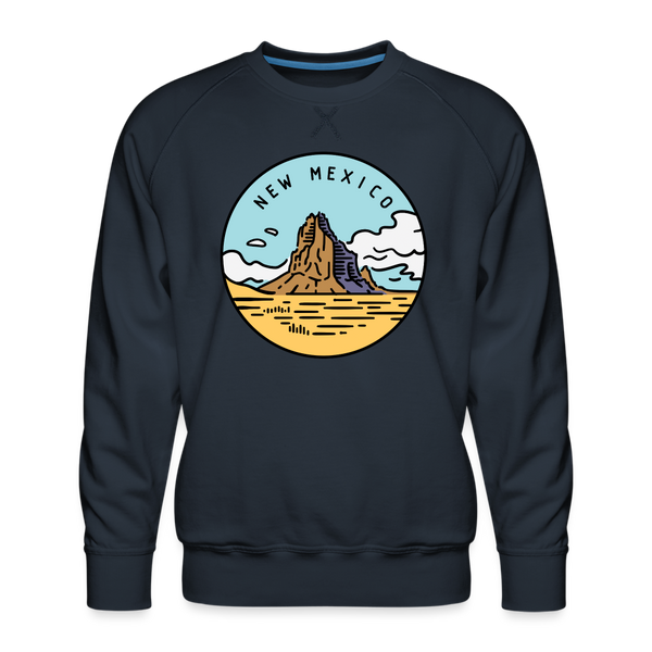 Premium New Mexico Sweatshirt - Men's Sweatshirt - navy