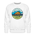 Premium North Dakota Sweatshirt - Men's Sweatshirt - white