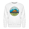Premium North Dakota Sweatshirt - Men's Sweatshirt - white