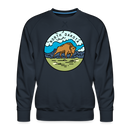 Premium North Dakota Sweatshirt - Men's Sweatshirt - navy