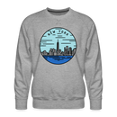 Premium New York Sweatshirt - Men's Sweatshirt - heather grey
