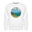 Premium North Carolina Sweatshirt - Men's Sweatshirt - white