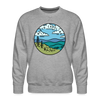 Premium North Carolina Sweatshirt - Men's Sweatshirt - heather grey