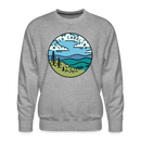 Premium North Carolina Sweatshirt - Men's Sweatshirt - heather grey
