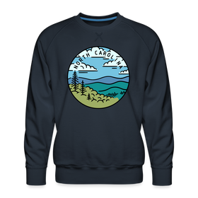 Premium North Carolina Sweatshirt - Men's Sweatshirt - navy