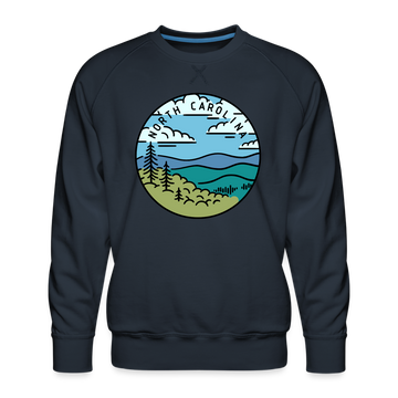 Premium North Carolina Sweatshirt - Men's Sweatshirt - navy