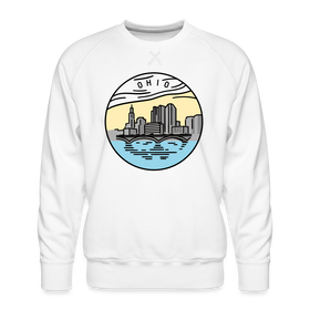 Premium Ohio Sweatshirt - Men's Sweatshirt - white