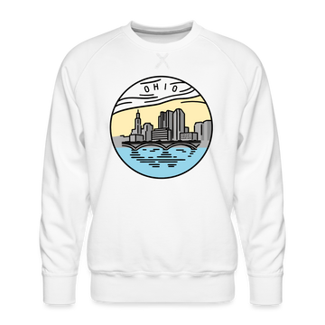 Premium Ohio Sweatshirt - Men's Sweatshirt - white