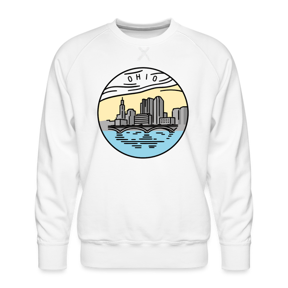 Premium Ohio Sweatshirt - Men's Sweatshirt - white