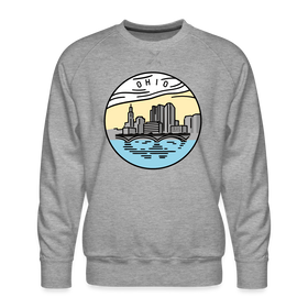 Premium Ohio Sweatshirt - Men's Sweatshirt - heather grey