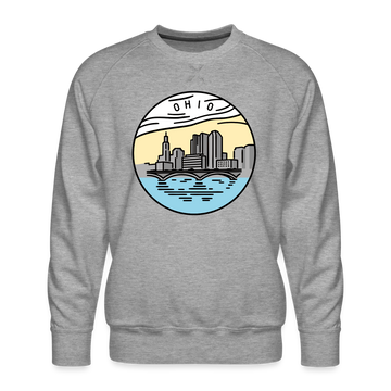Premium Ohio Sweatshirt - Men's Sweatshirt - heather grey
