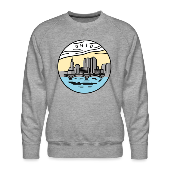 Premium Ohio Sweatshirt - Men's Sweatshirt - heather grey