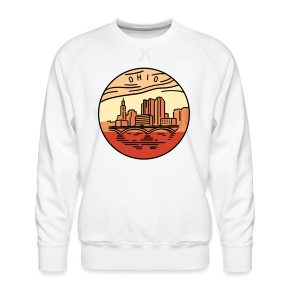 Premium Ohio Sweatshirt - Men's Sweatshirt - white