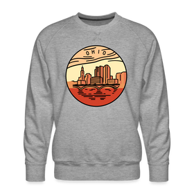 Premium Ohio Sweatshirt - Men's Sweatshirt - heather grey