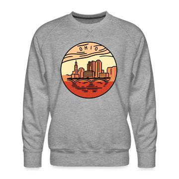 Premium Ohio Sweatshirt - Men's Sweatshirt - heather grey