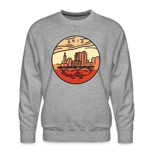 Premium Ohio Sweatshirt - Men's Sweatshirt - heather grey