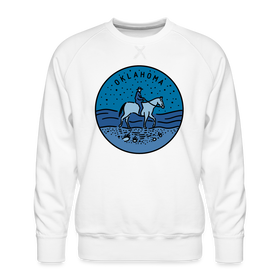 Premium Oklahoma Sweatshirt - Men's Sweatshirt - white