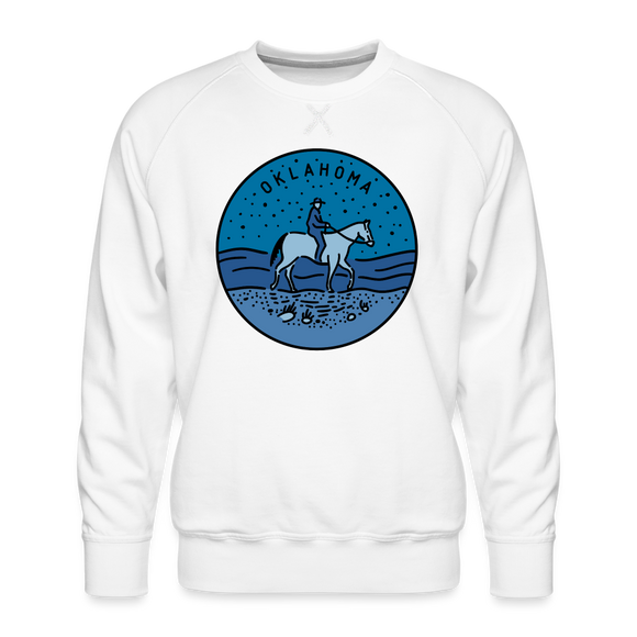 Premium Oklahoma Sweatshirt - Men's Sweatshirt - white