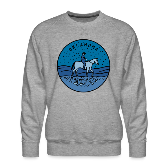 Premium Oklahoma Sweatshirt - Men's Sweatshirt - heather grey