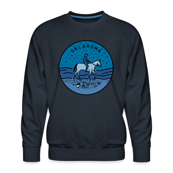 Premium Oklahoma Sweatshirt - Men's Sweatshirt - navy
