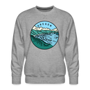 Premium Oregon Sweatshirt - Men's Sweatshirt - heather grey