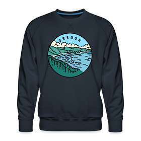 Premium Oregon Sweatshirt - Men's Sweatshirt - navy