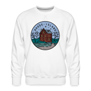 Premium Rhode Island Sweatshirt - Men's Sweatshirt - white