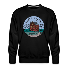 Premium Rhode Island Sweatshirt - Men's Sweatshirt - black