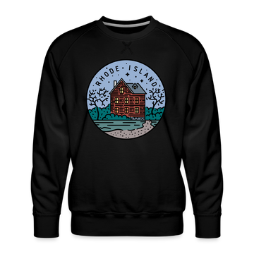 Premium Rhode Island Sweatshirt - Men's Sweatshirt - black