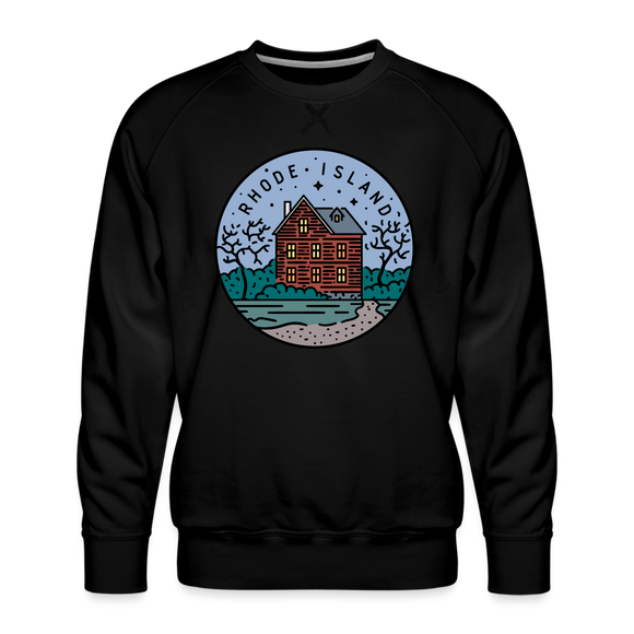 Premium Rhode Island Sweatshirt - Men's Sweatshirt - black