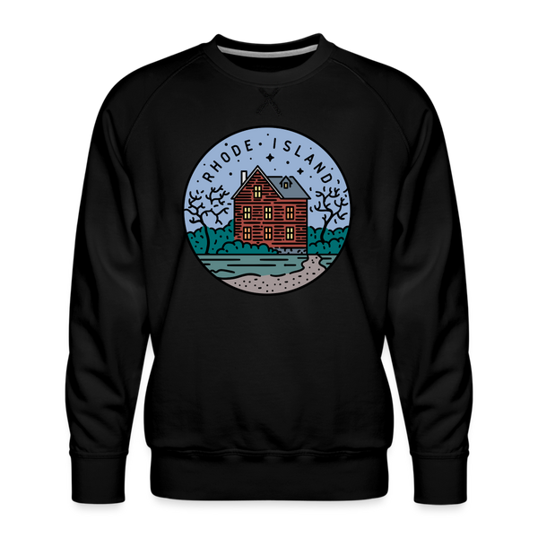 Premium Rhode Island Sweatshirt - Men's Sweatshirt - black