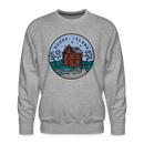 Premium Rhode Island Sweatshirt - Men's Sweatshirt - heather grey
