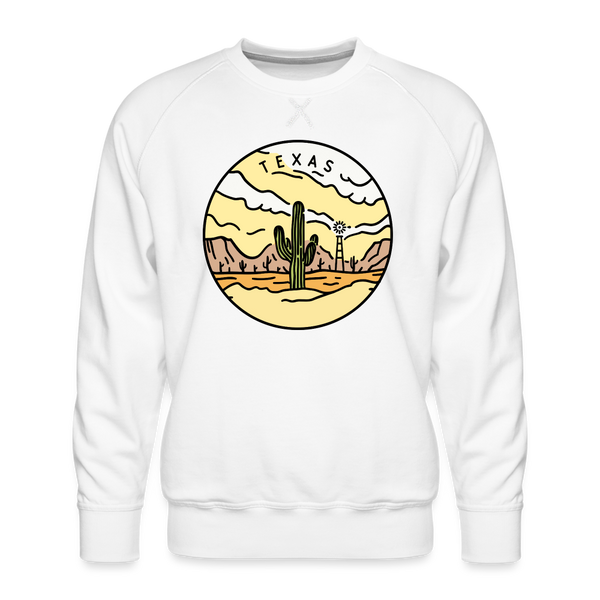 Premium Texas Sweatshirt - Men's Sweatshirt - white