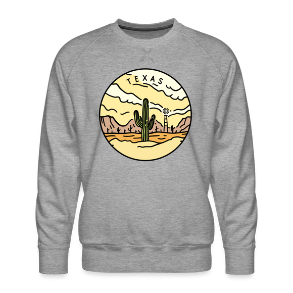 Premium Texas Sweatshirt - Men's Sweatshirt - heather grey