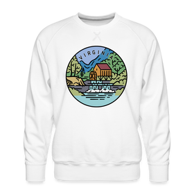 Premium Virginia Sweatshirt - Men's Sweatshirt - white