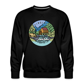 Premium Virginia Sweatshirt - Men's Sweatshirt - black