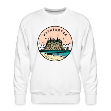 Premium Washington Sweatshirt - Men's Sweatshirt - white